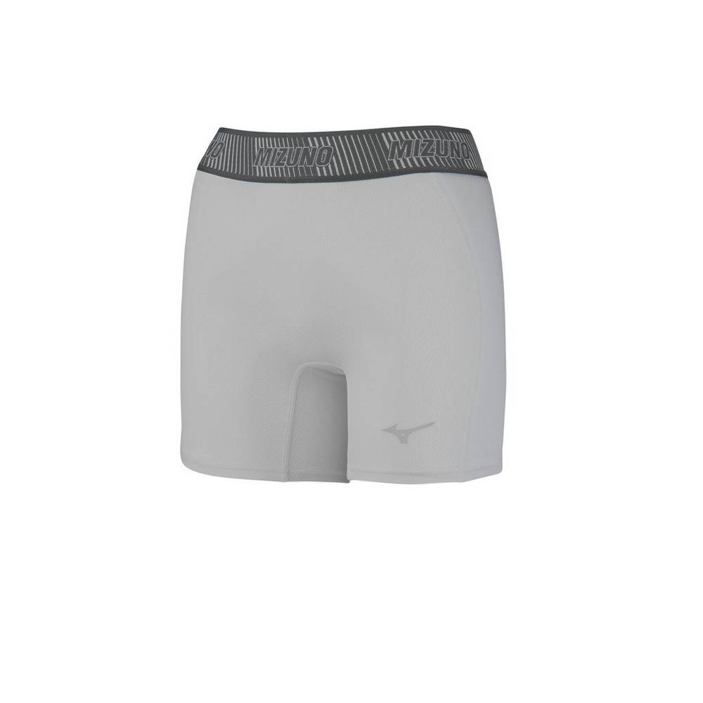 Womens Mizuno Aero Vent Padded Sliding Softball Shorts Grey Philippines (EFLKPN321)